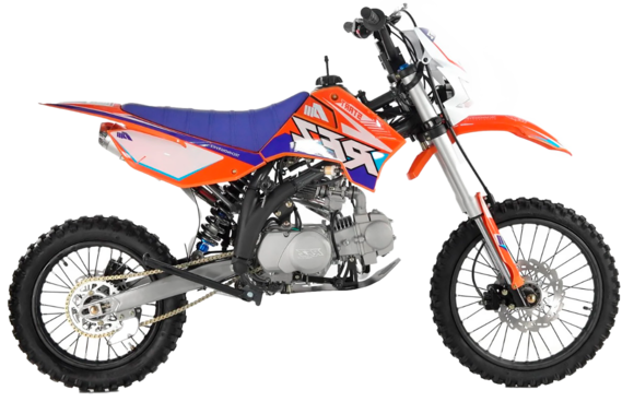 Питбайк Apollo RFZ START 125L 17х14 Оранжевый pitbikemarket.ru