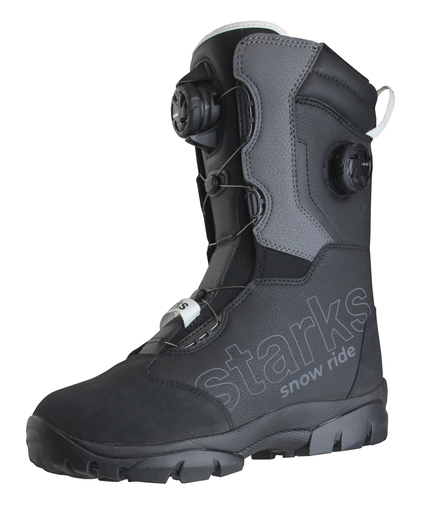 STARKS Снегоходная обувь AURUM Dual ATOP муж Черно-серый (41) pitbikemarket.ru