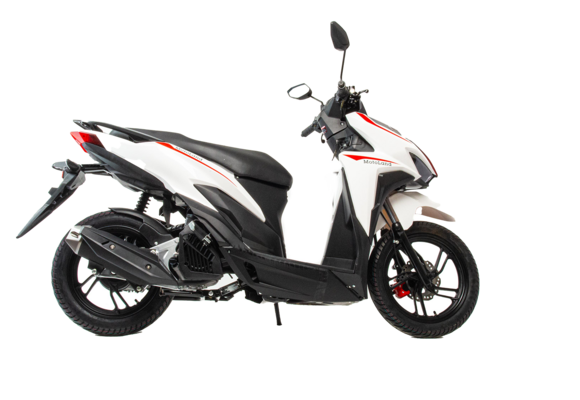 Скутер Motoland VR 150 белый pitbikemarket.ru