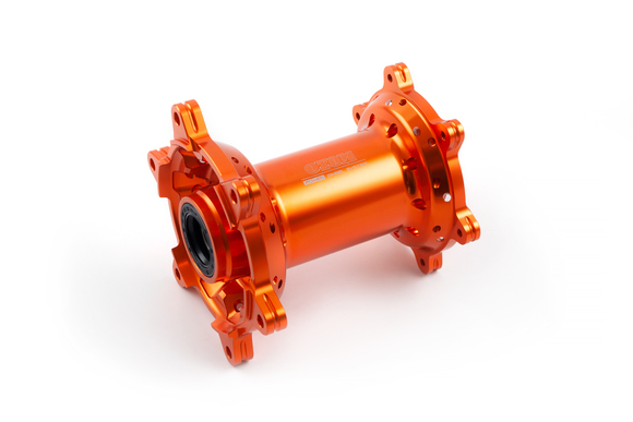 Cтупица 18 заднего колеса (KTM) CNC оранжевый OTOM pitbikemarket.ru