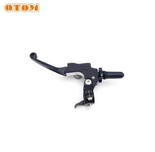 Рычаг сцепления складной CNC OTOM черный (с подсосом) pitbikemarket.ru