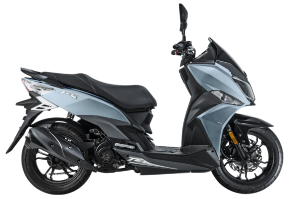 Скутер SYM Jet 14 200 серый pitbikemarket.ru