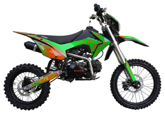 Питбайк BSE EX 17/14 Green Orange Ant (040) pitbikemarket.ru